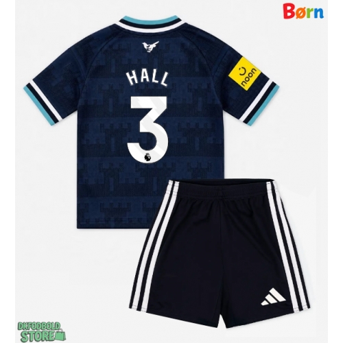 Newcastle United Lewis Hall #3 Replika Babytøj Udebanesæt Børn 2026-27 Kortærmet (+ Korte bukser)